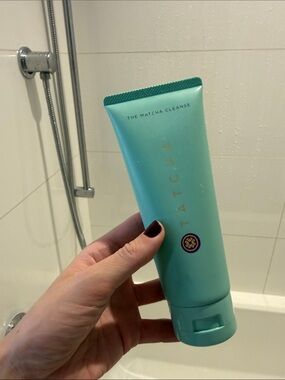 NWOT Tatcha Matcha Cleanse Tube in Aqua Green